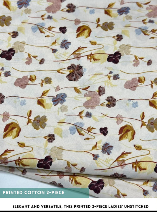 2 Piece Printed Cotton