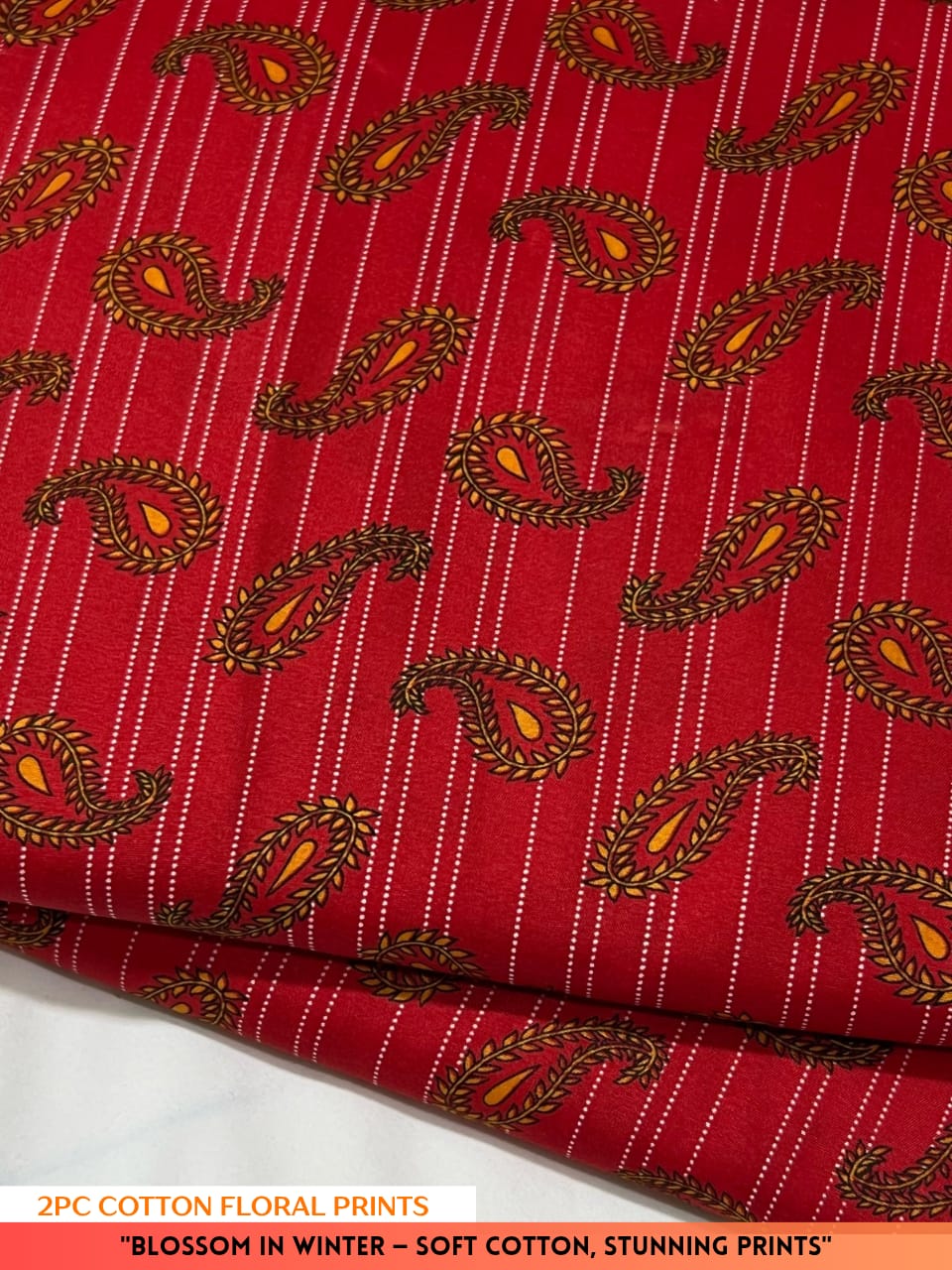 2PC Cotton Floral Print