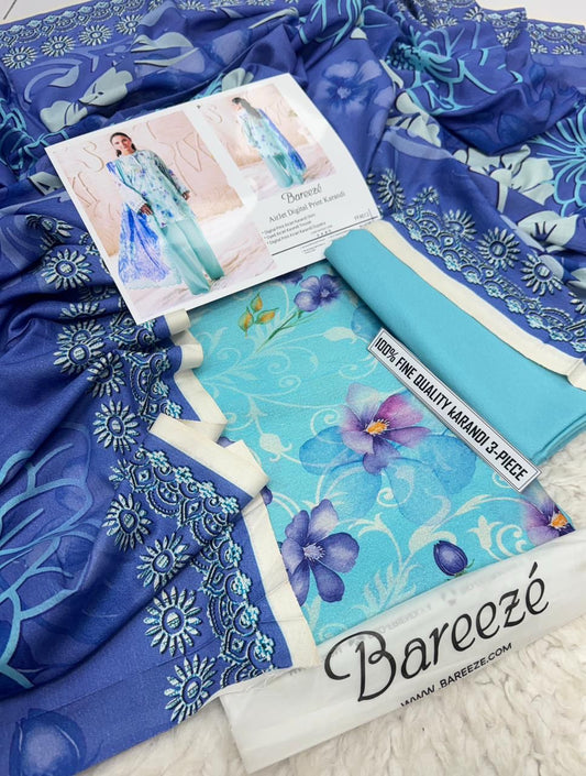 Karandi Unstitched 3 Piece