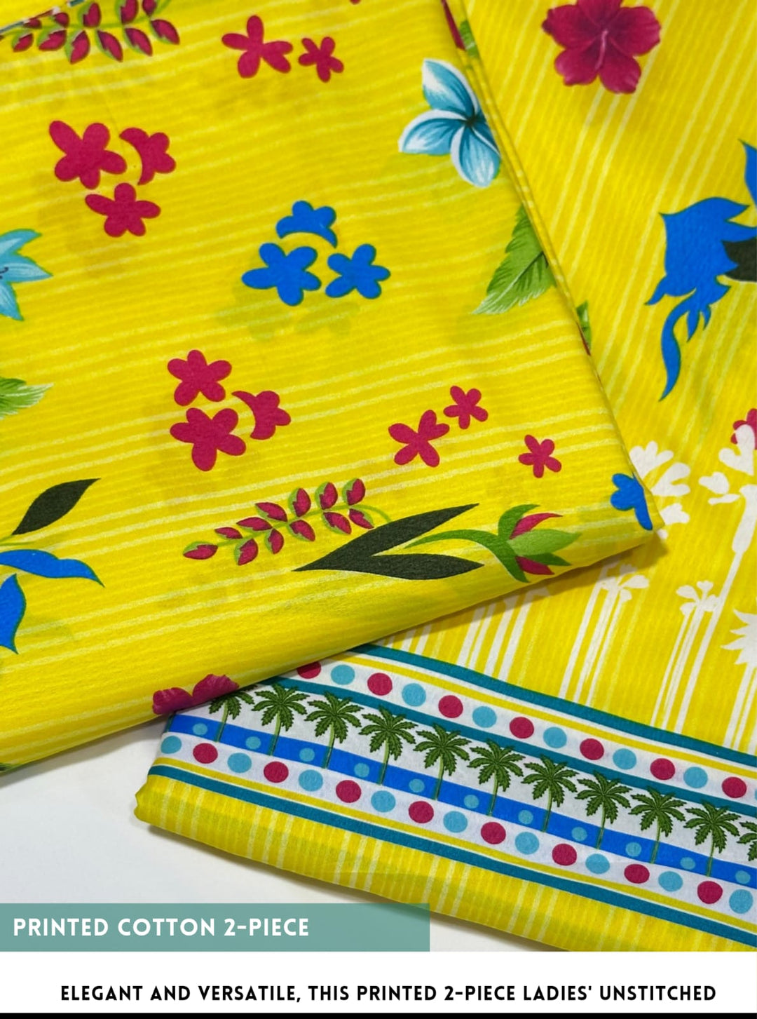 2 Piece Printed Cotton