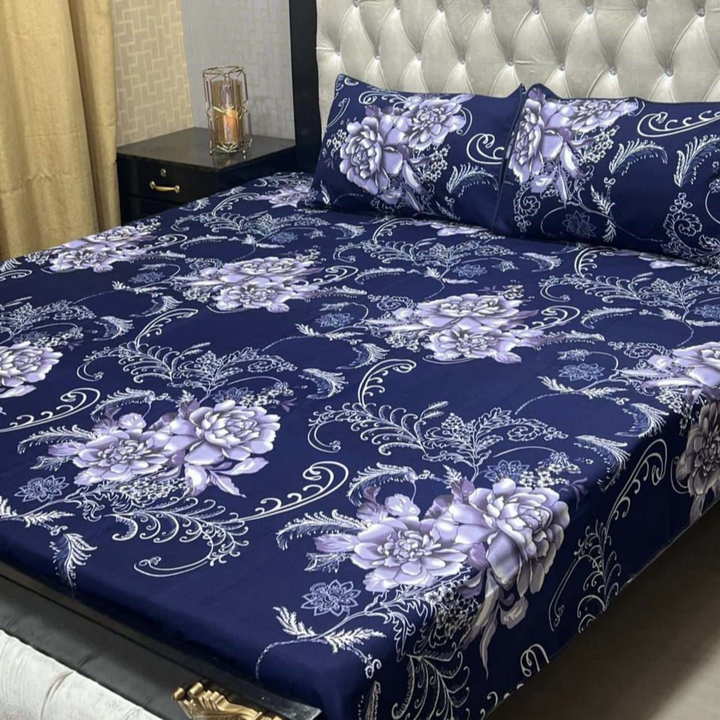 Crystal Cotton Bedsheet Design 056