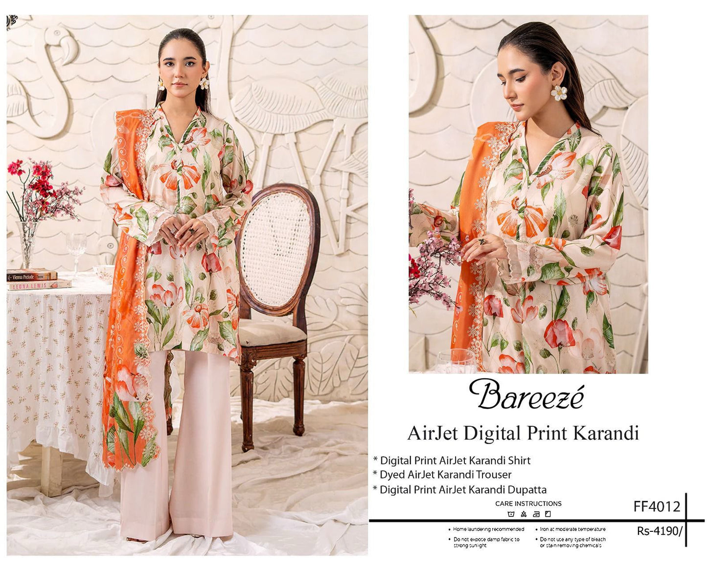 Karandi Unstitched 3 Piece