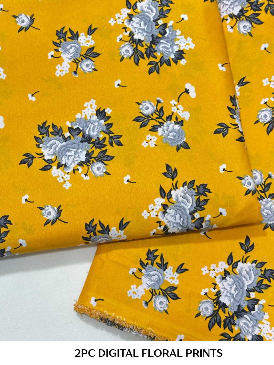 2PC Digital Floral Print