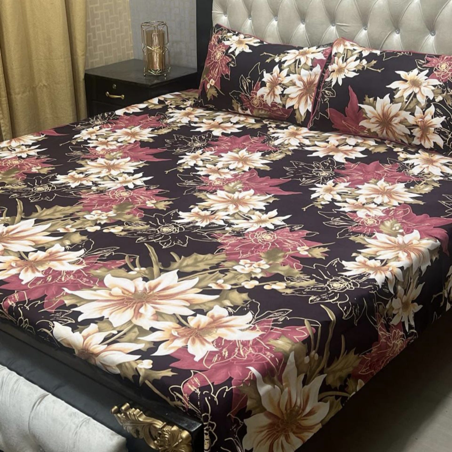 Crystal Cotton Bedsheet Design 021