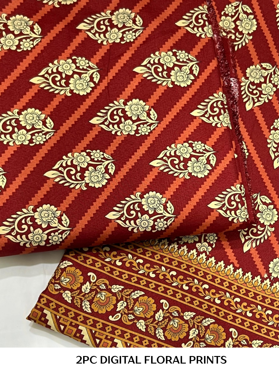 2PC Winter Floral Print