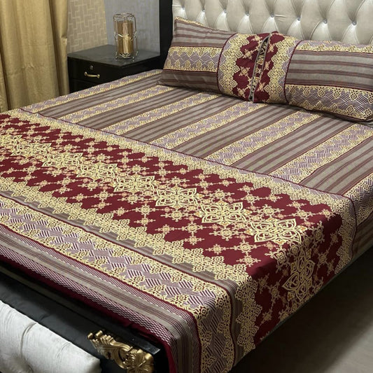 Crystal Cotton Bedsheet Design 001