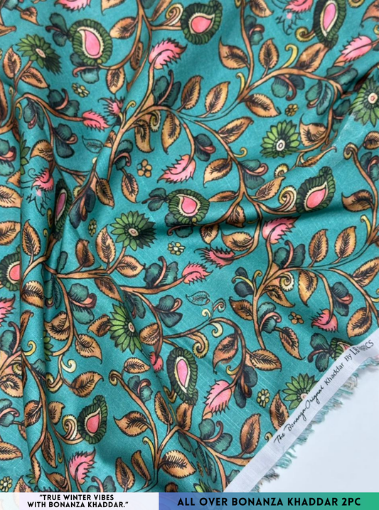 Printed Bonanza Khaddar 2-Piece Unsticthed