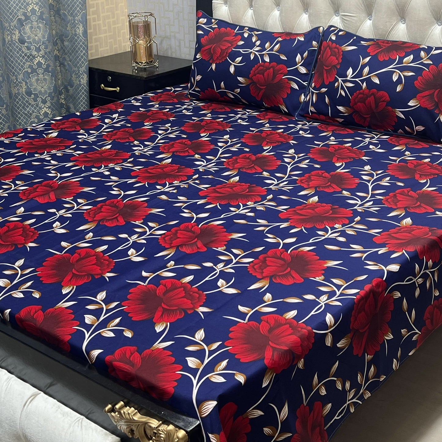 Crystal Cotton Bedsheet Design 029