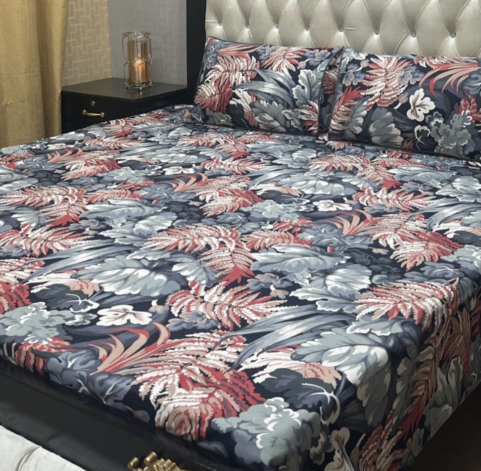 Crystal Cotton Bedsheet Design 027