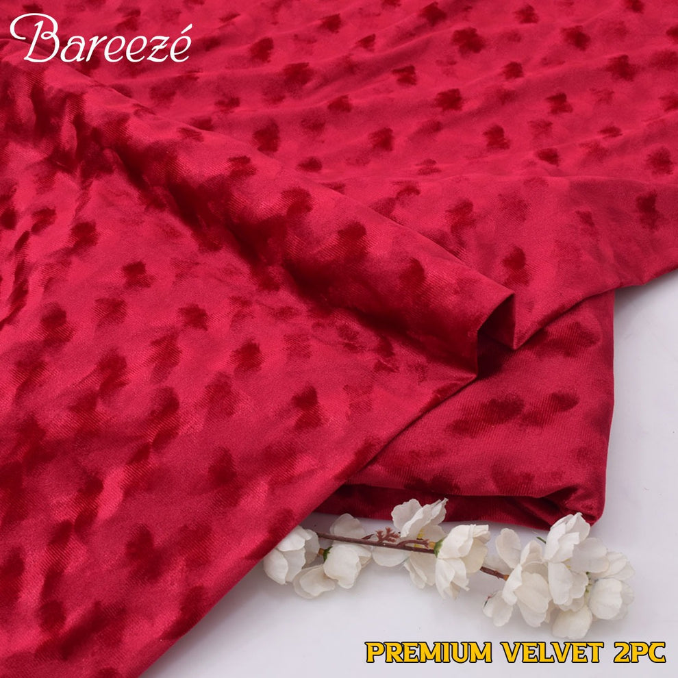 Premium Bareeze Velvet 2-Piece Unstitched