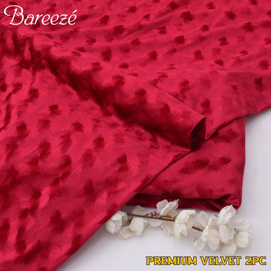 Premium Bareeze Velvet 2-Piece Unstitched