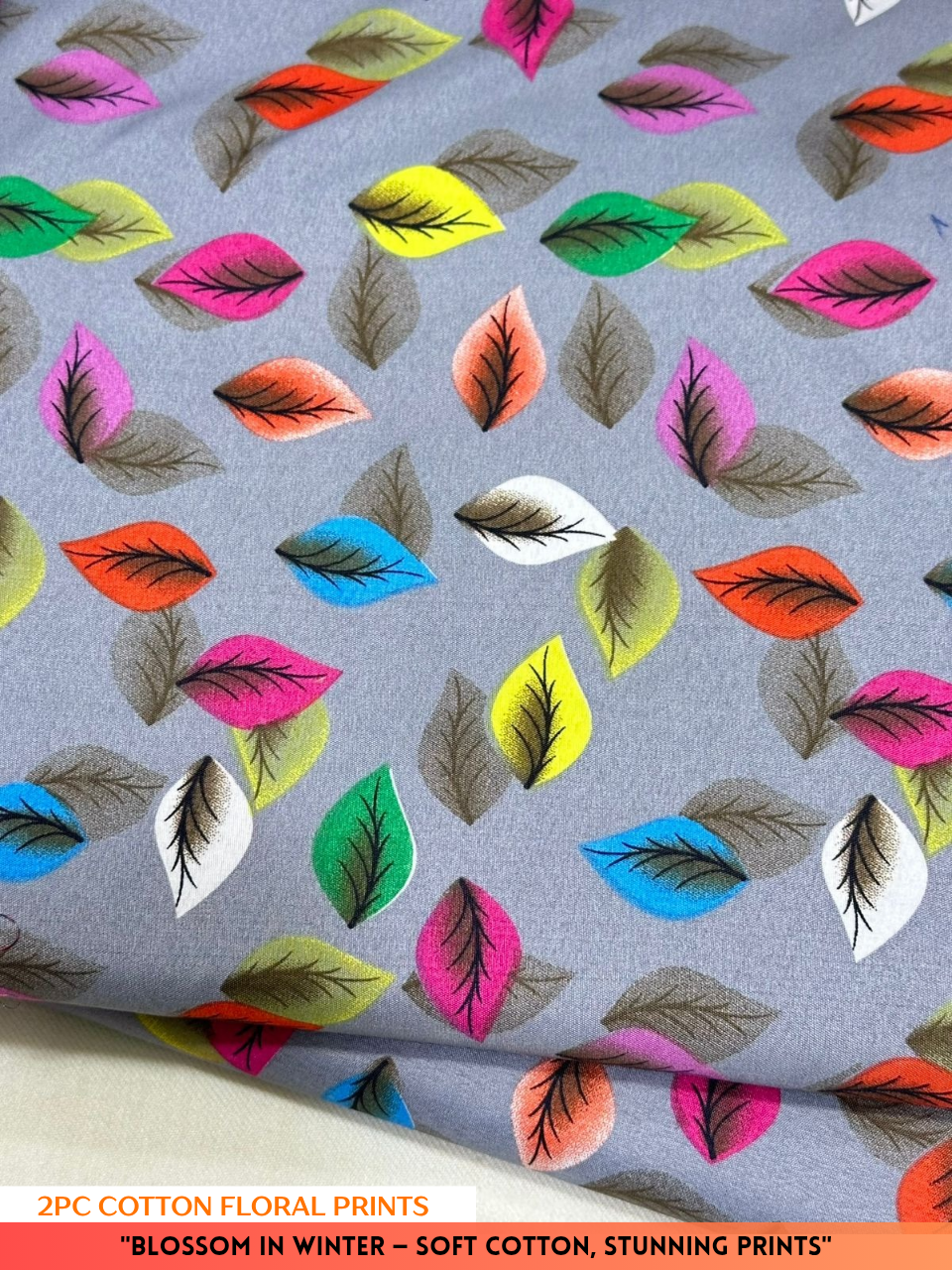 2PC Winter Floral Print