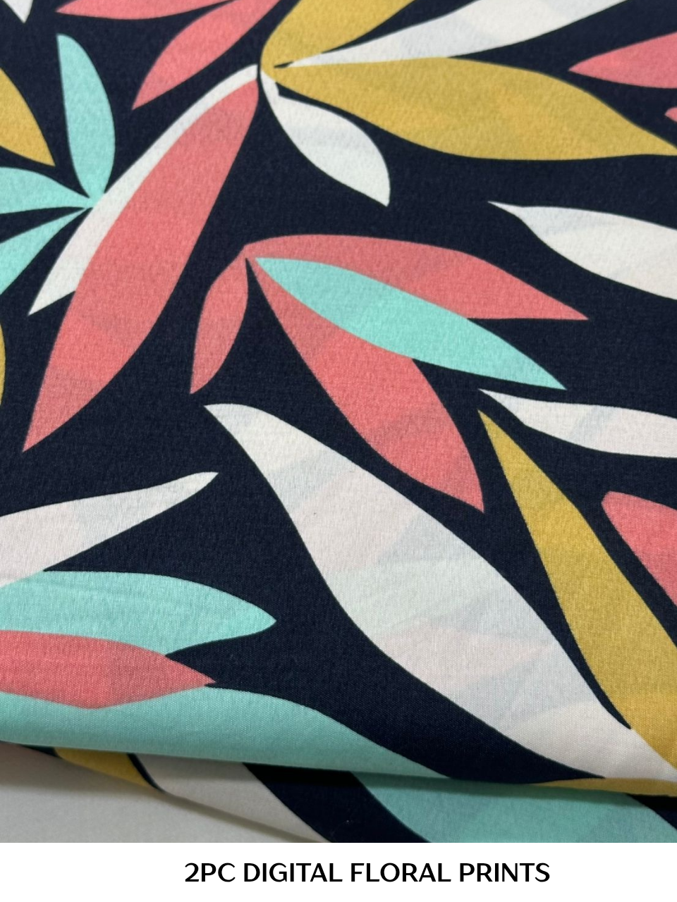 2PC Digital Floral Print