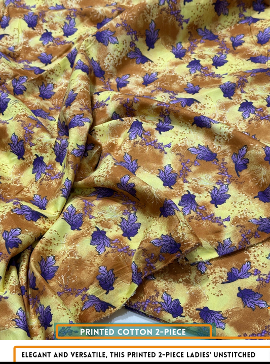 2 Piece Printed Summer cotton