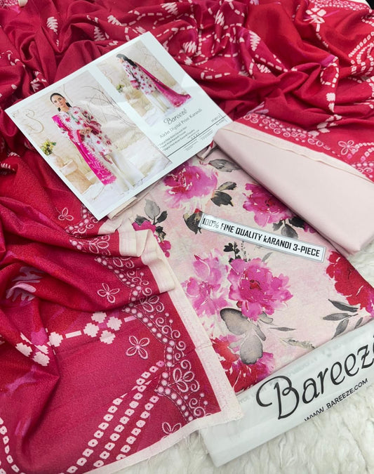 Karandi Unstitched 3 Piece