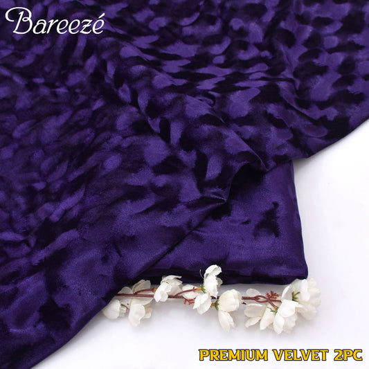 Premium Bareeze Velvet 2-Piece Unstitched
