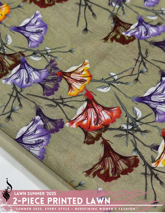 2 Piece All Over Printed Lawn
