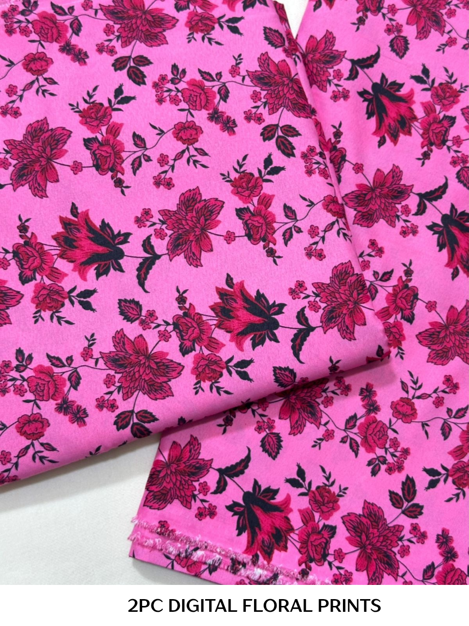 2PC Digital Floral Print