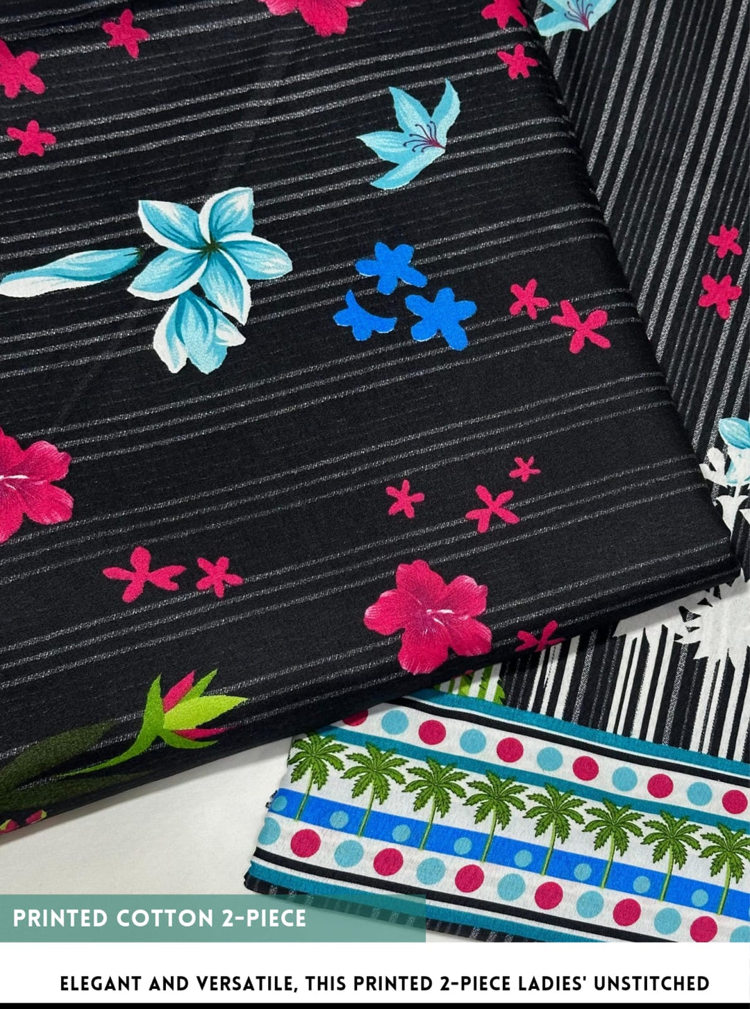 2 Piece Printed Cotton