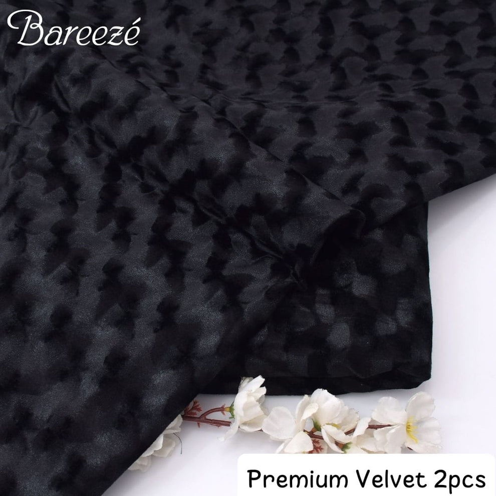 Premium Bareeze Velvet 2-Piece Unstitched