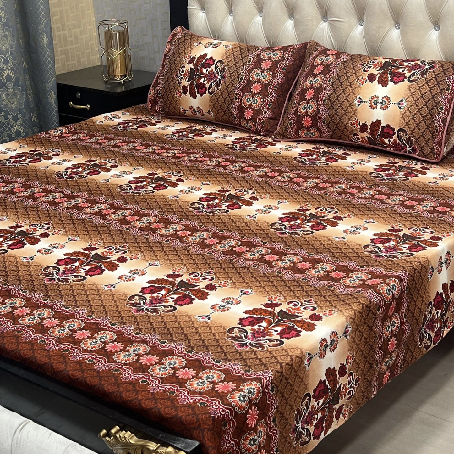 Crystal Cotton Bedsheet Design 026