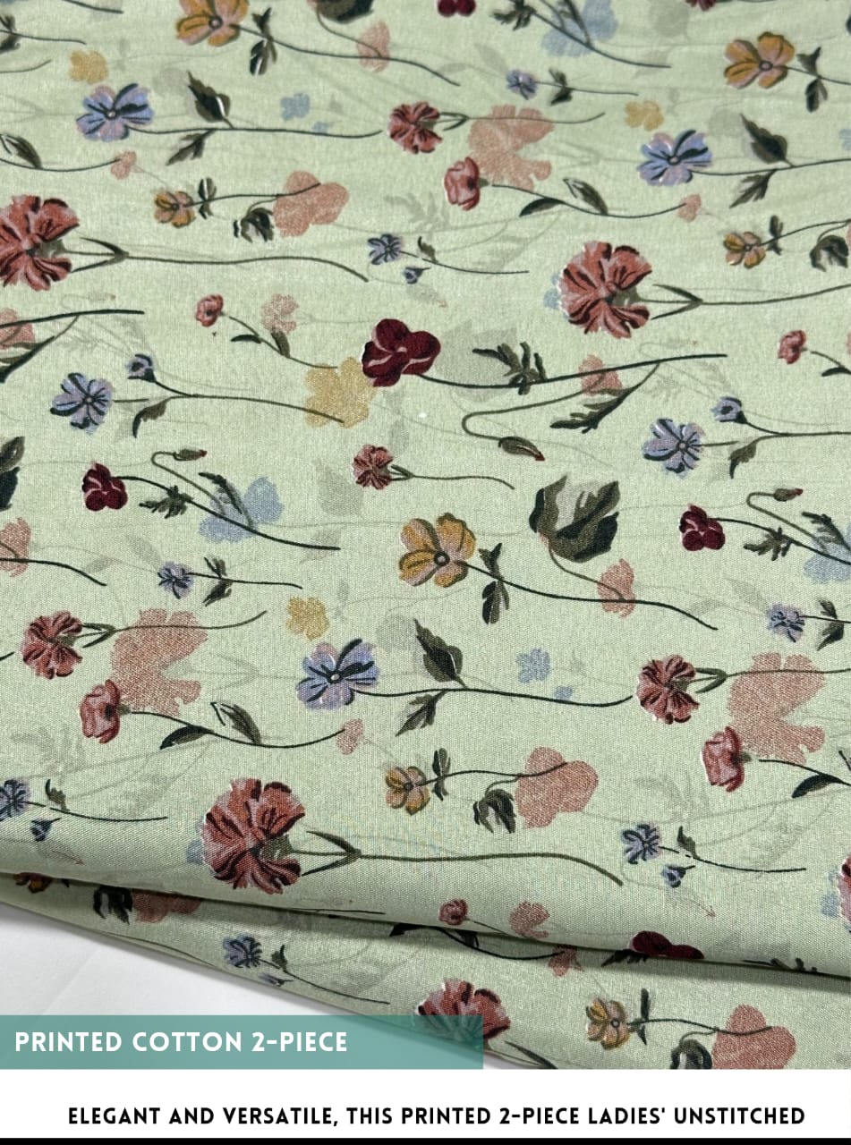 2PC Digital Floral Print