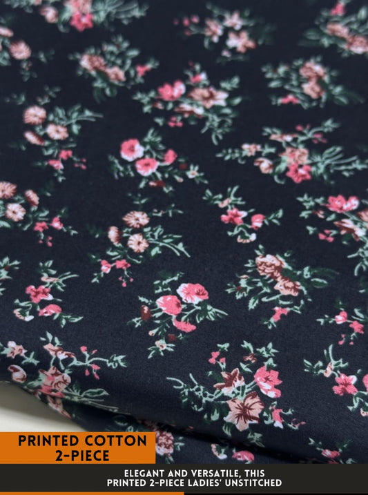 2PC Digital Floral Print