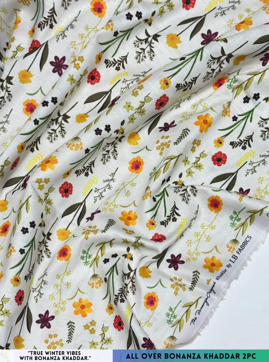 Printed Bonanza Khaddar 2-Piece Unsticthed