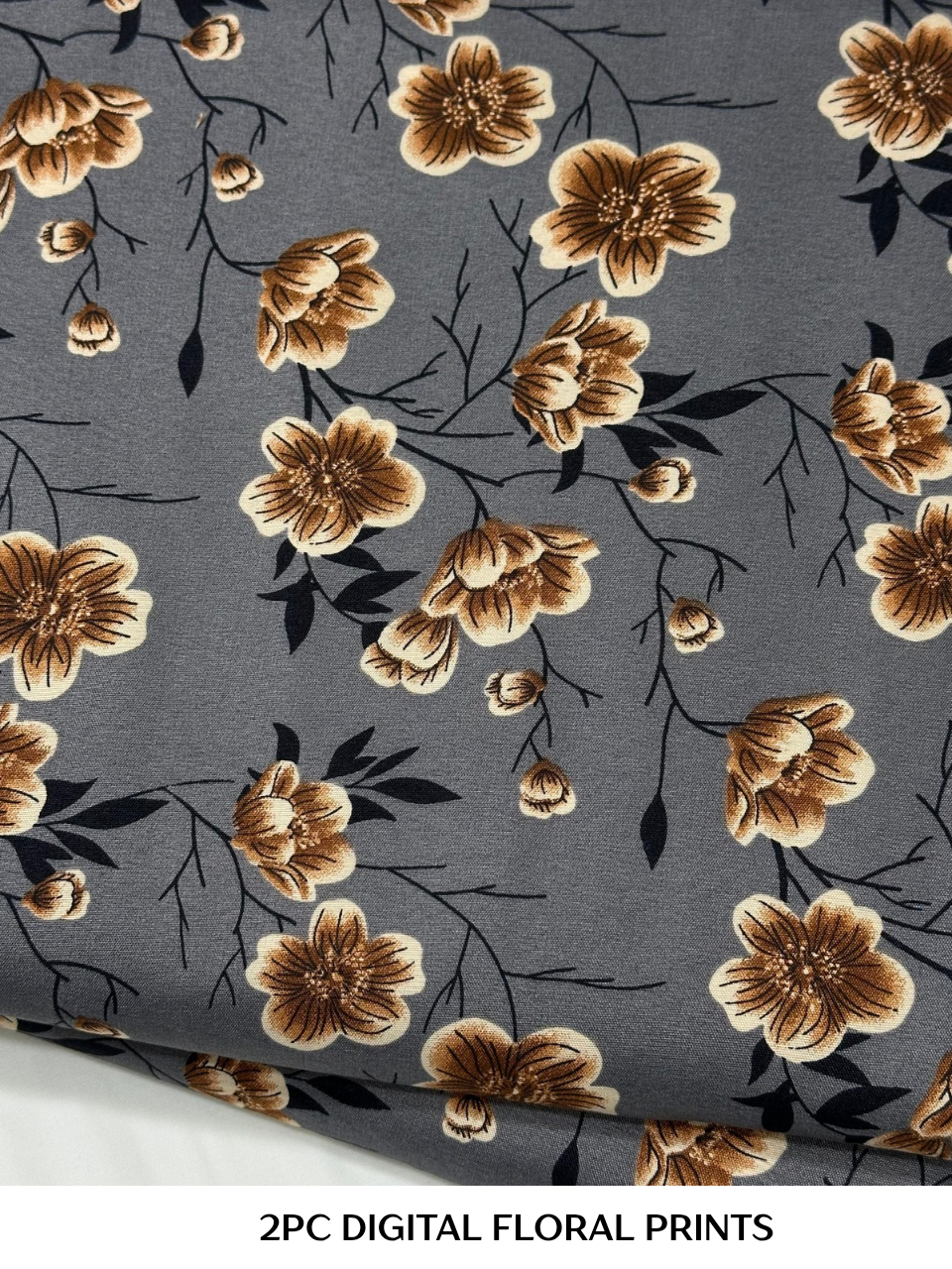 2PC Digital Floral Print