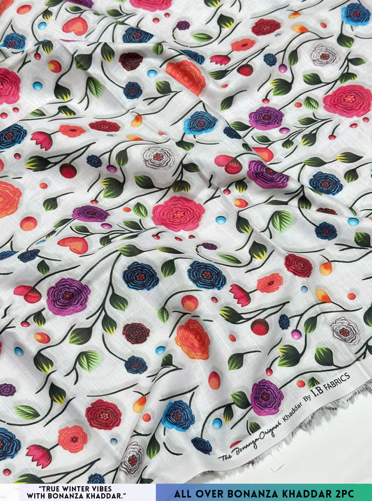 Printed Bonanza Khaddar 2-Piece Unsticthed