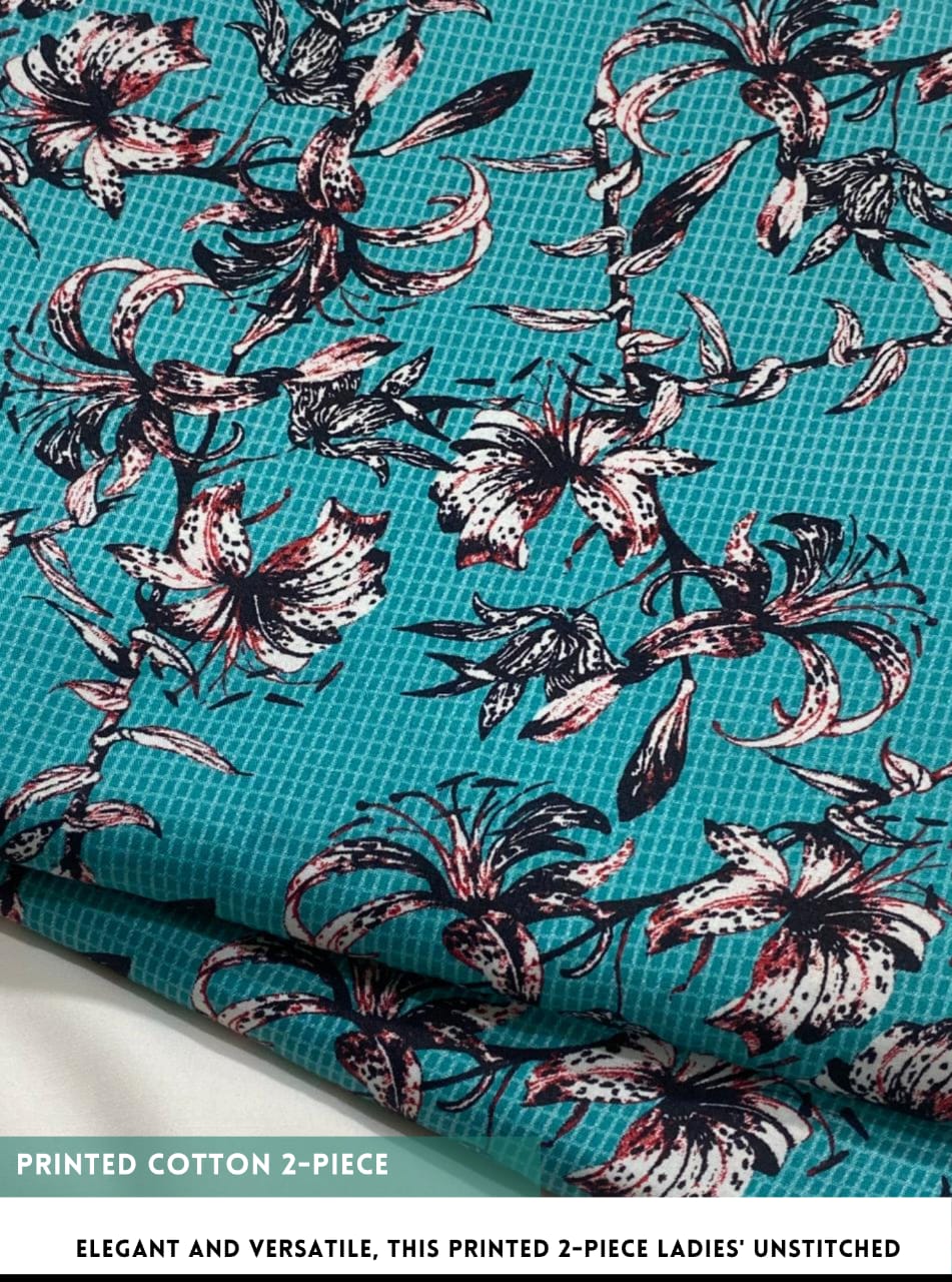 2 Piece Printed Cotton