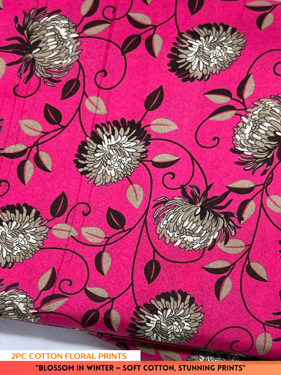 2PC Cotton Floral Print