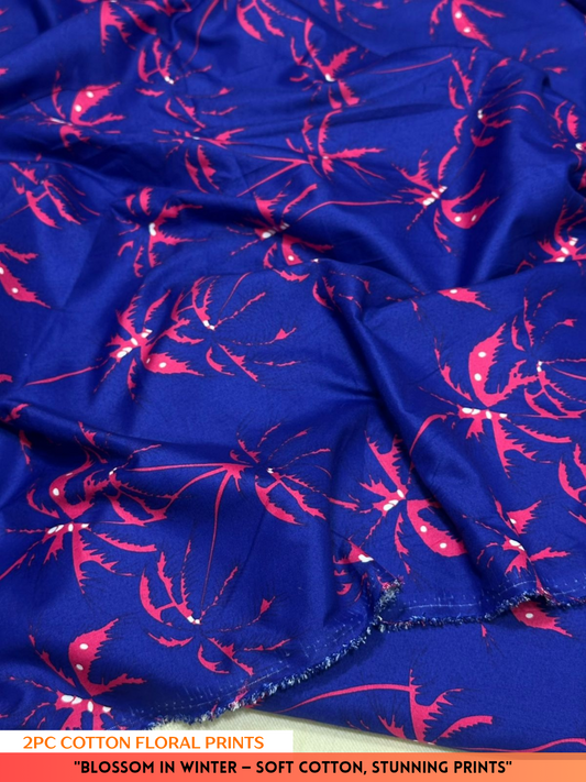 2PC Winter Floral Print