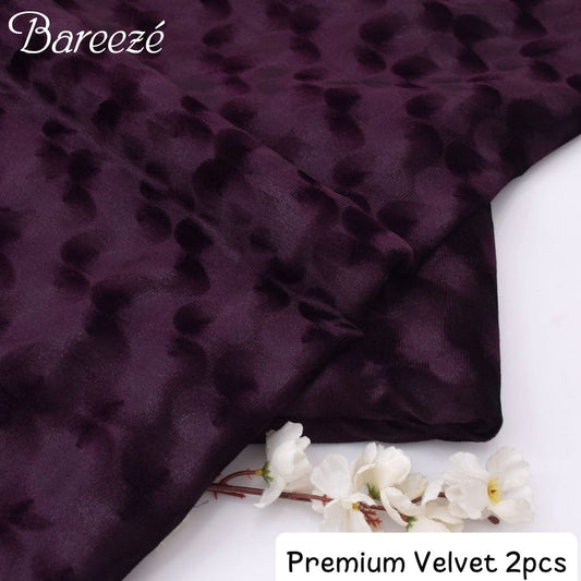 Premium Bareeze Velvet 2-Piece Unstitched