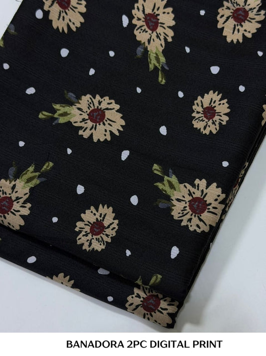 2PC Digital Floral Print