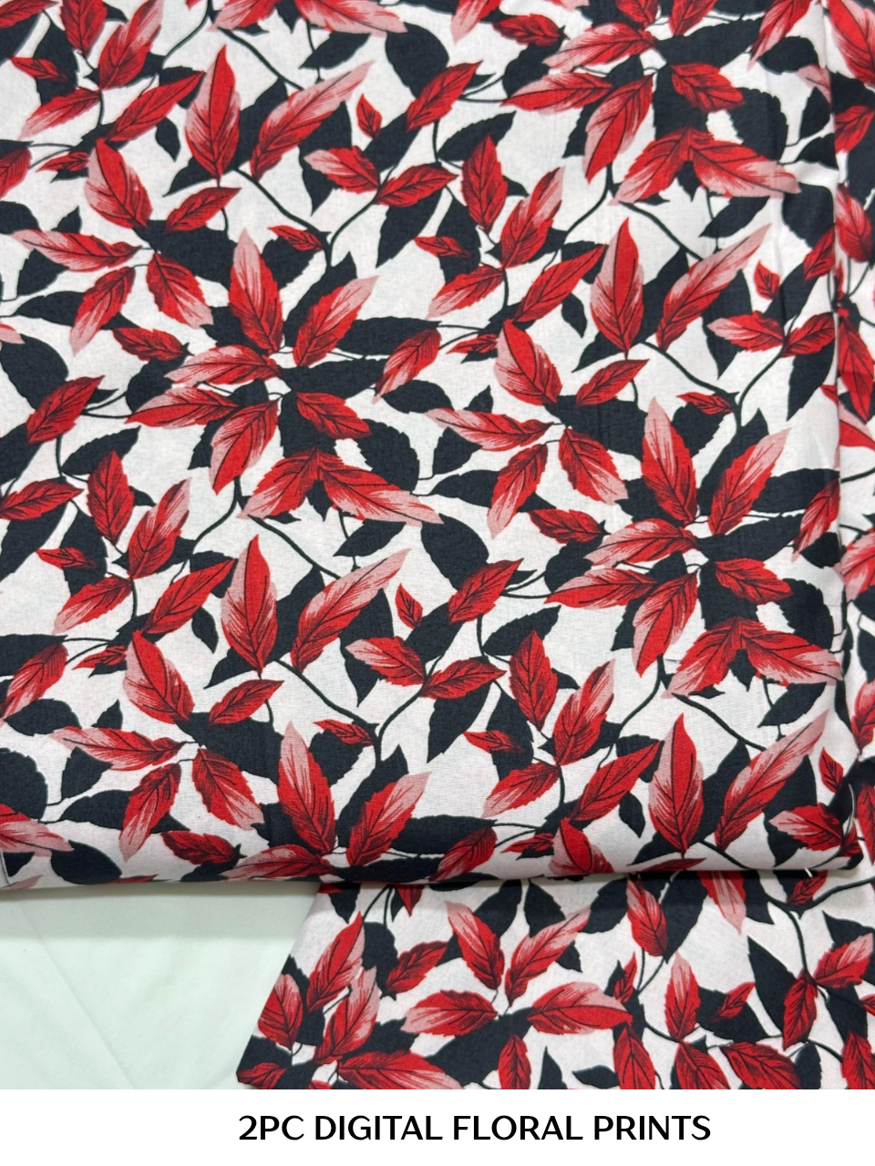 2PC Digital Floral Print