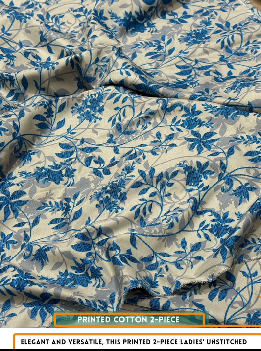 2PC Digital Floral Print