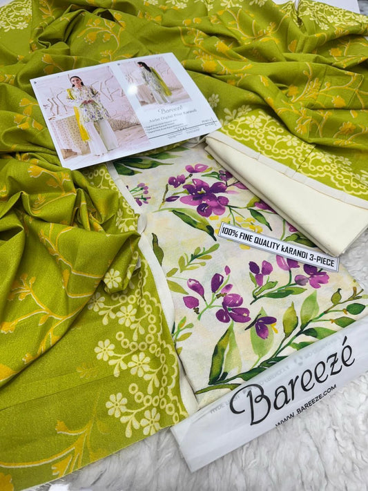 Karandi Unstitched 3 Piece