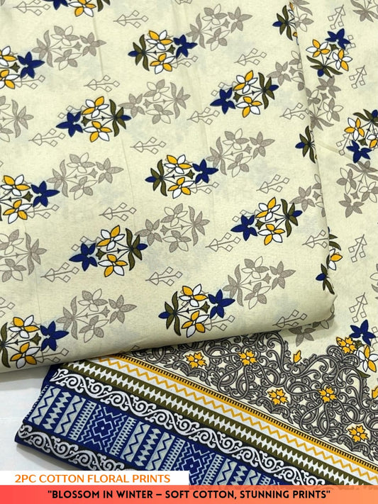 2PC Digital Floral Print