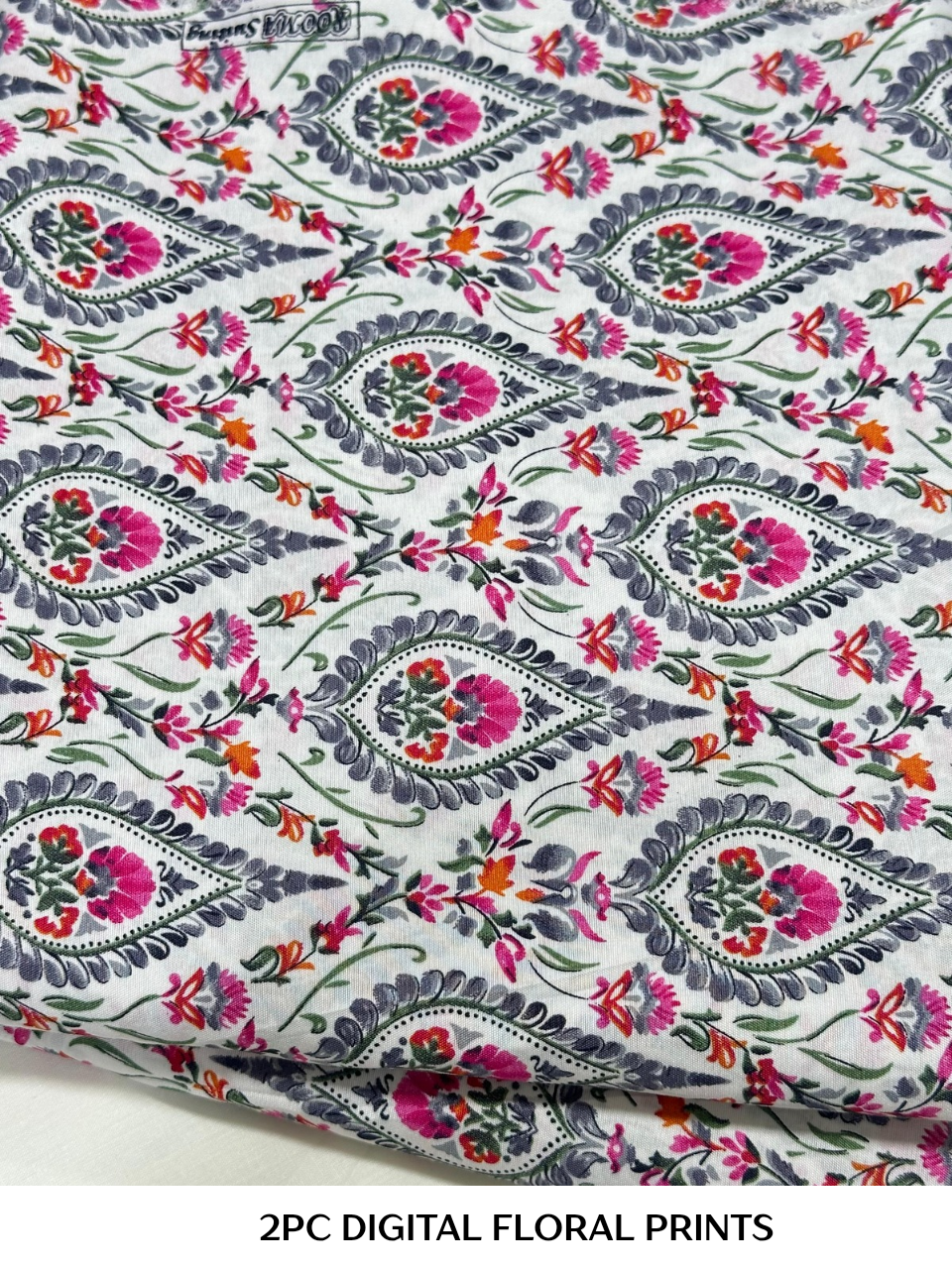 2PC Digital Floral Print