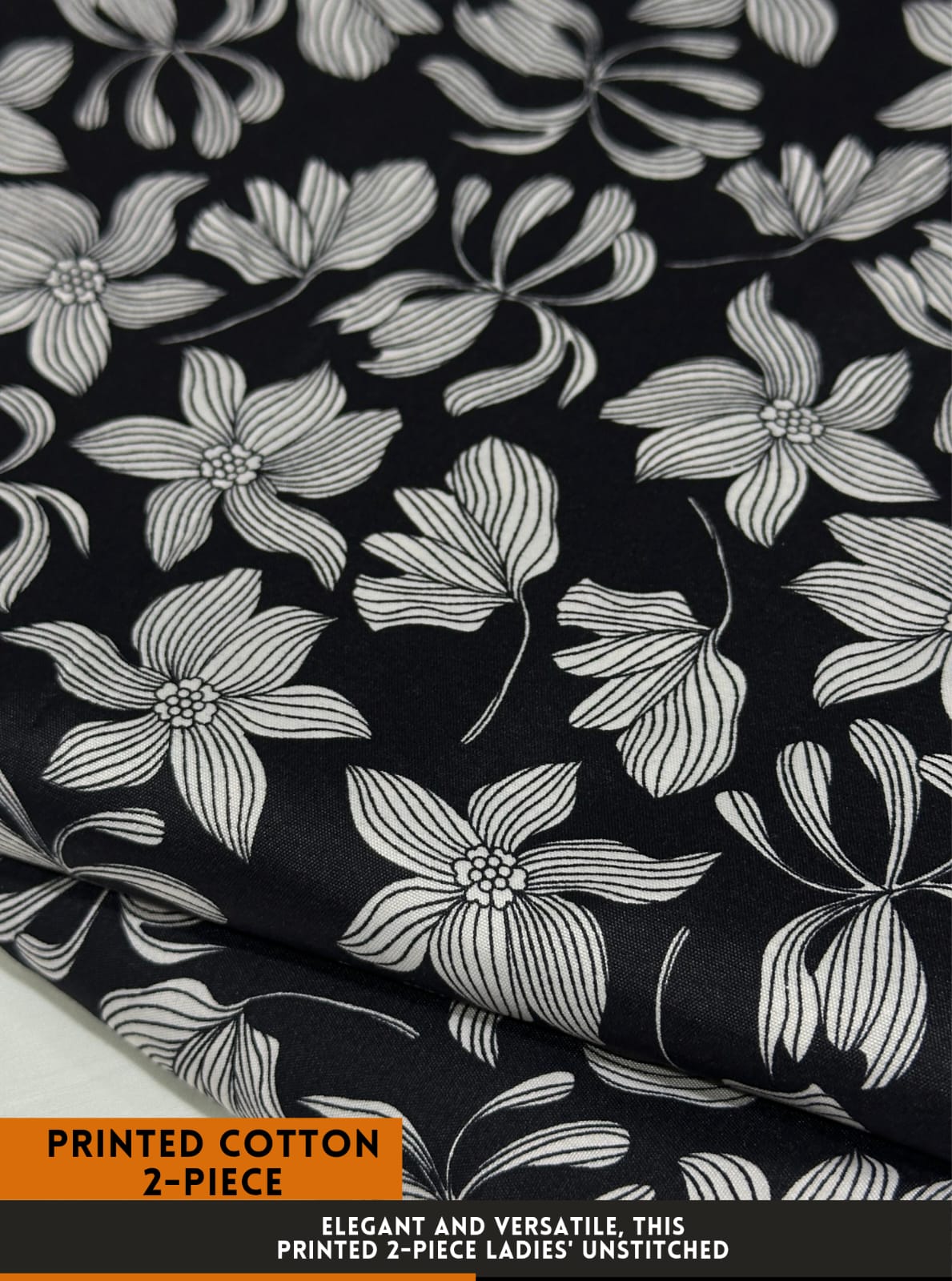 2PC Digital Floral Print