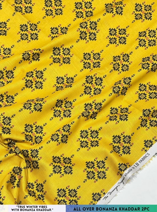 Printed Bonanza Khaddar 2-Piece Unsticthed