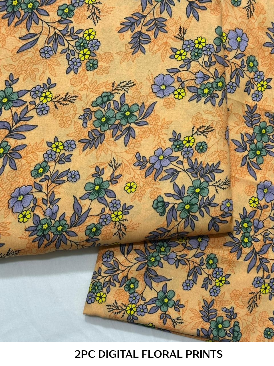 2PC Digital Floral Print