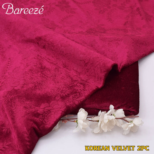 Premium Bareeze Velvet 2-Piece Unstitched