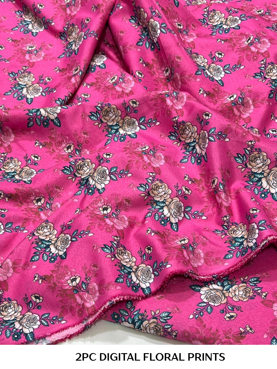 2PC Digital Floral Print