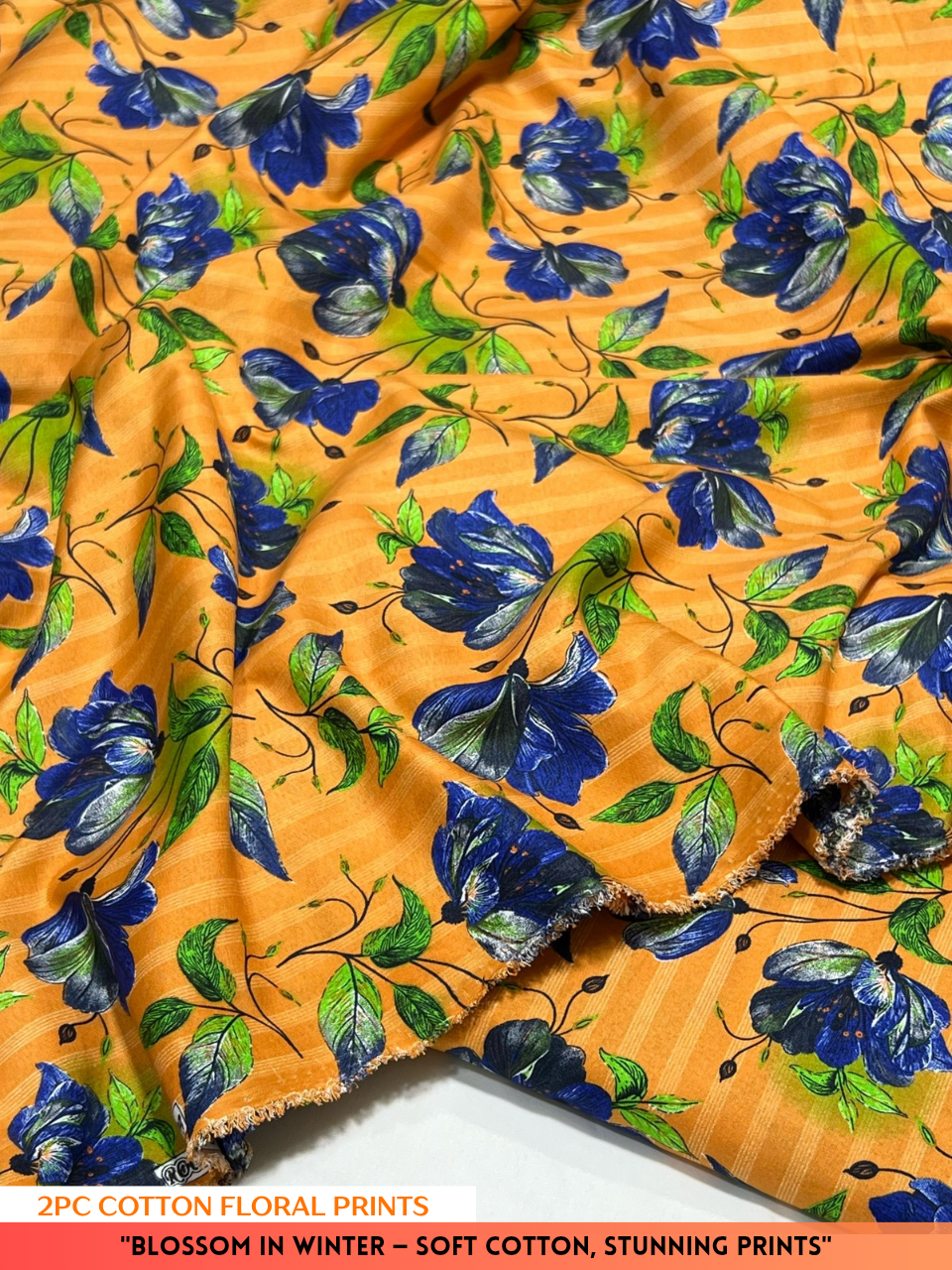 2PC Cotton Floral Print