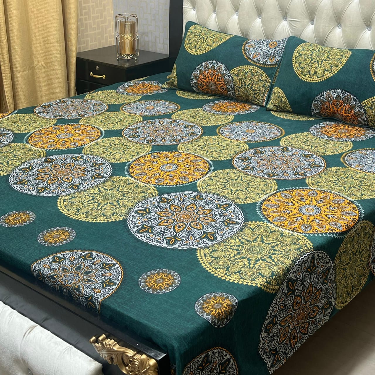Crystal Cotton Bedsheet Design 020