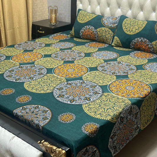 Crystal Cotton Bedsheet Design 020