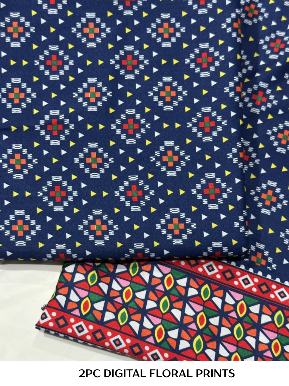 2PC Digital Floral Print