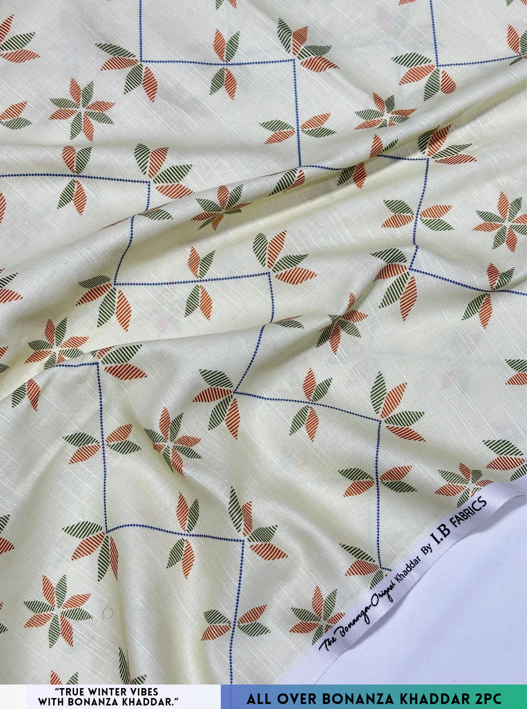 Printed Bonanza Khaddar 2-Piece Unsticthed